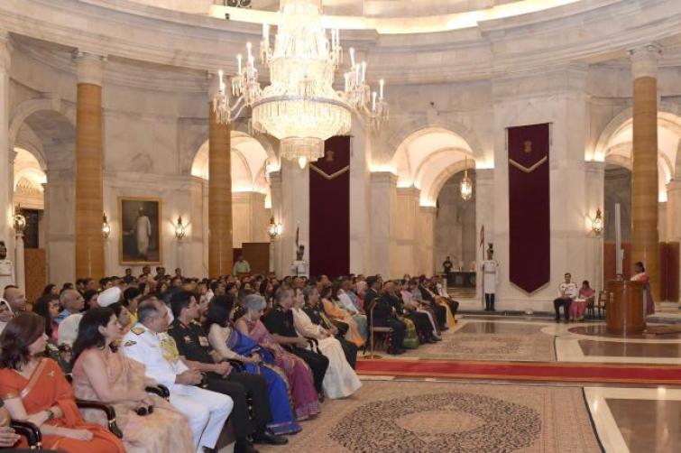 President Murmu meets 63rd NDC Course members, calls for integrated multi agency approach